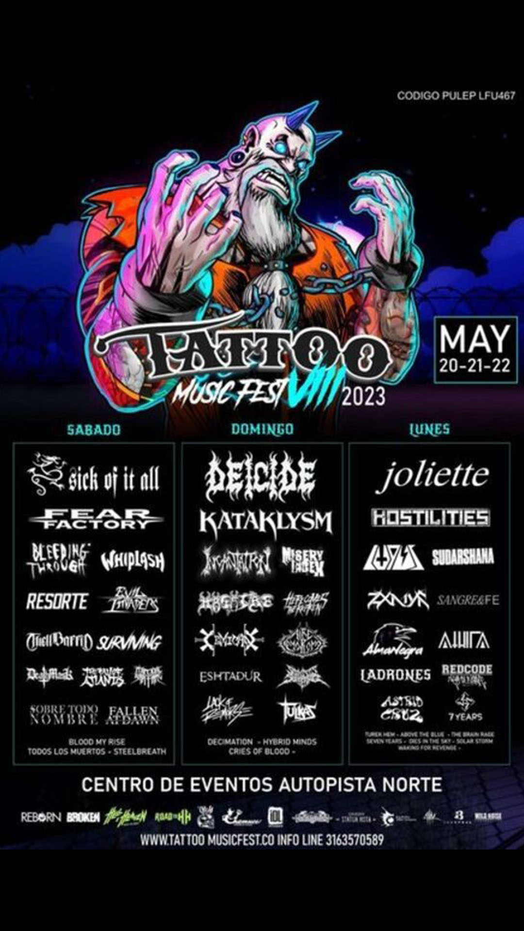 Tattoo Music Fest in Colombia