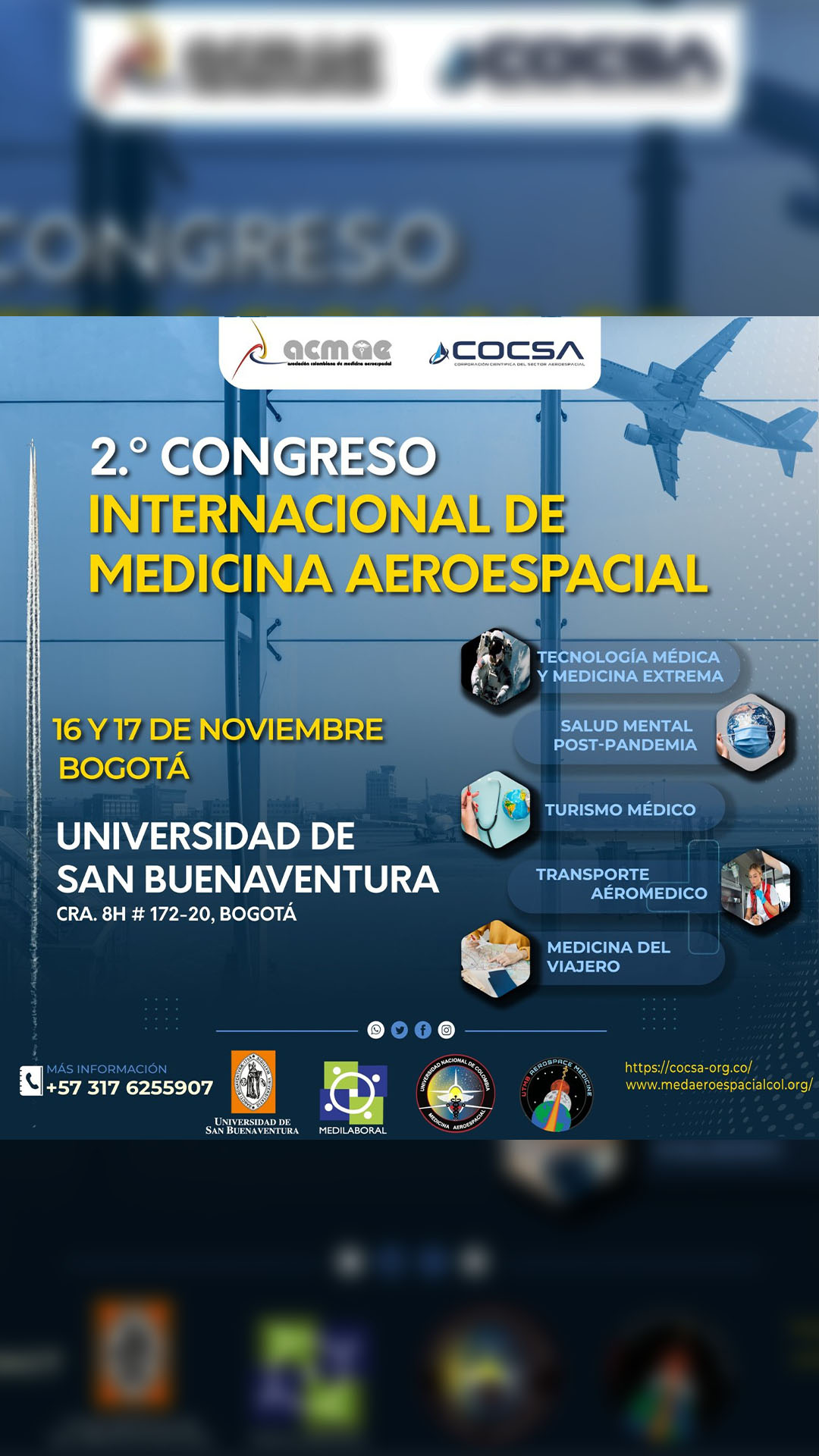 2do Congreso Latinoamericano de Medicina Aeroespacial – ACMAE