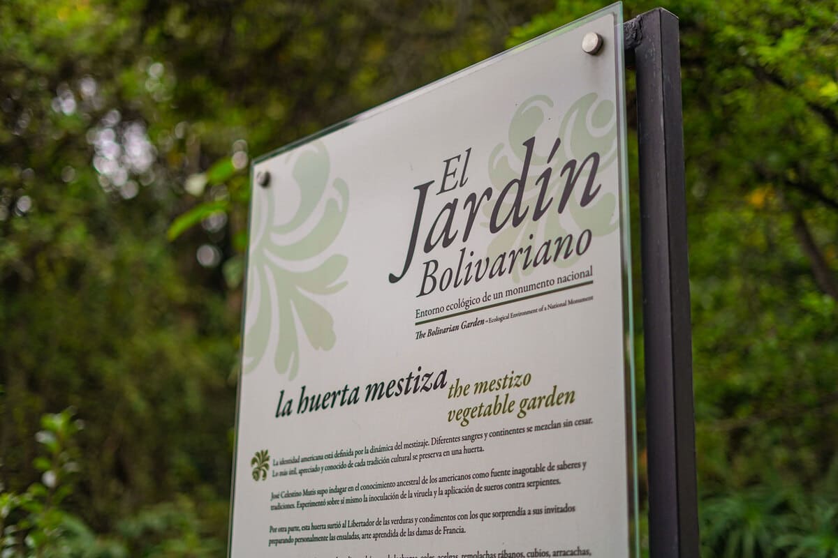 La Mestiza vegetable garden, considered the oldest in the country, stands out in the Quinta de Bolívar Museum. The name was an idea of Simón Bolívar. Photo by Manuela Picón Reina - IDT