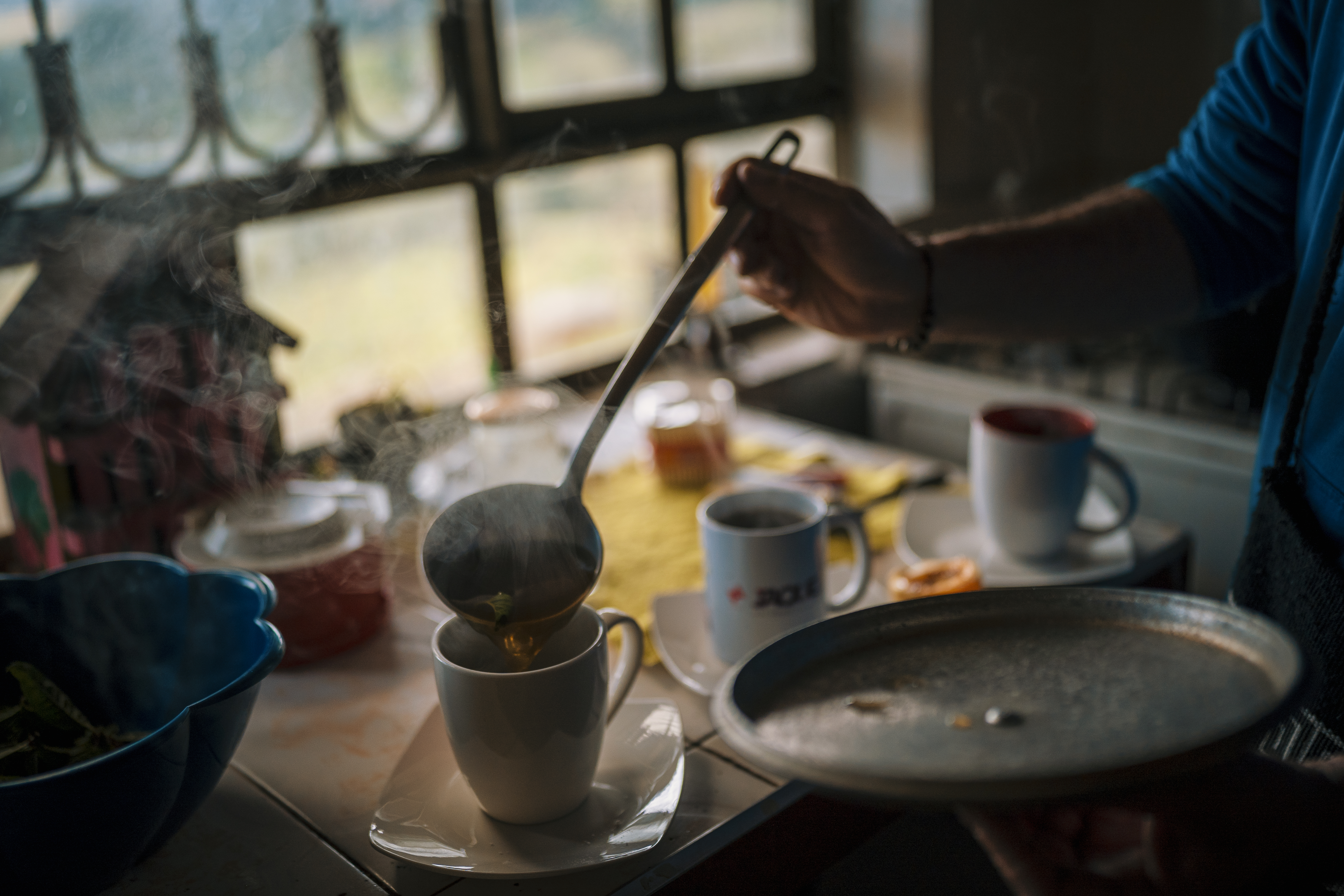 Herbal teas, prepared by Gonzalo as part of the experience. Discover the benefits of each plant and how they help human health. Photo by Diego Cuevas - IDT