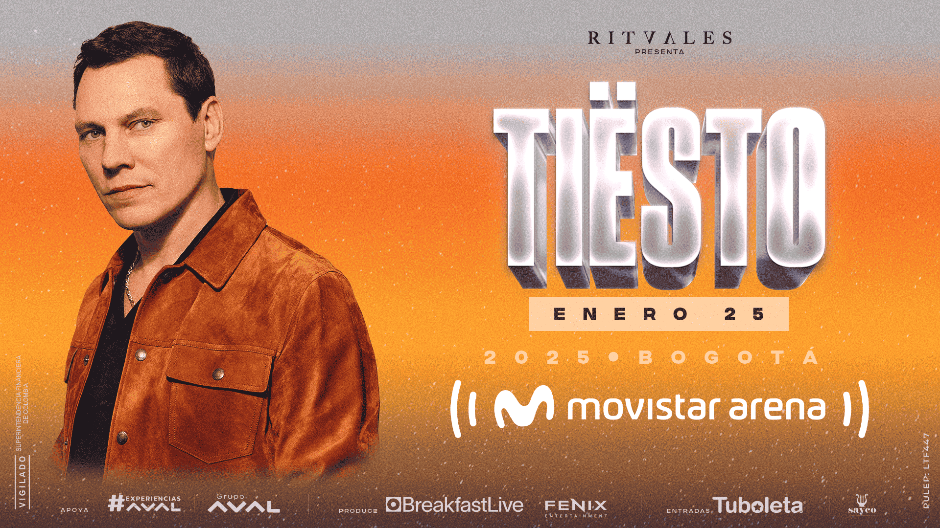 Dj Tiesto en el Movistar Arena