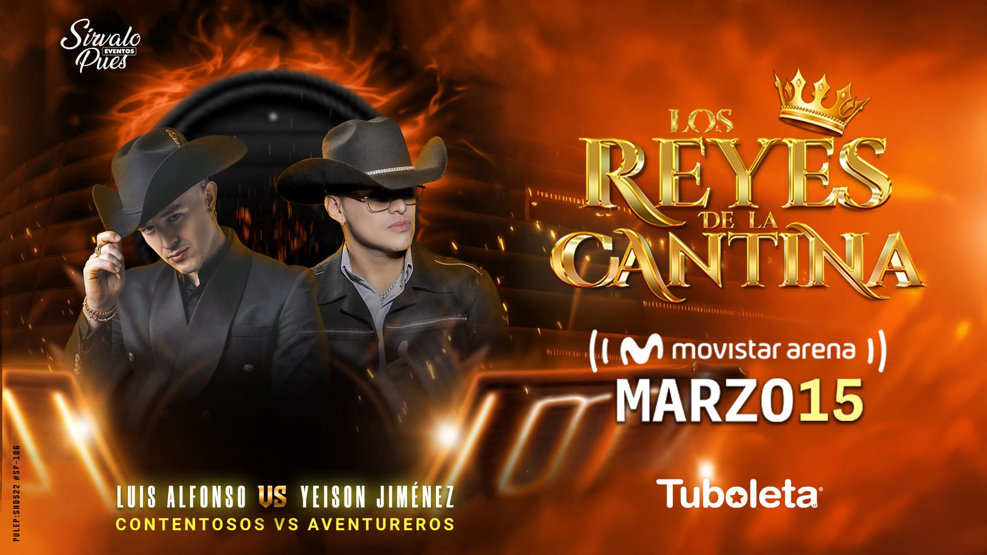 Los reyes de la cantina, Luis Alfonso vs Yeison Jiménez - Segunda fecha