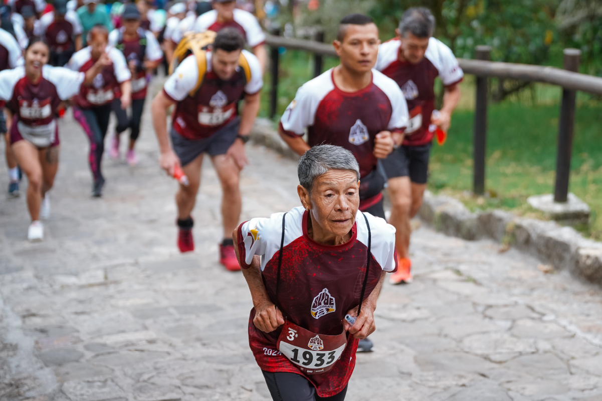 En el cerro de Monserrate se han hecho competencias para runners. Foto: IDRD. 